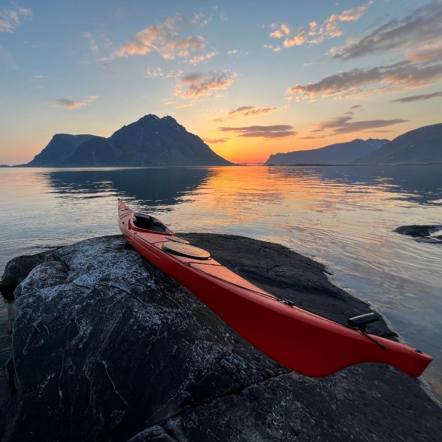 New! Luxury Cabin In Beautiful Lofoten Kleppstad Dış mekan fotoğraf