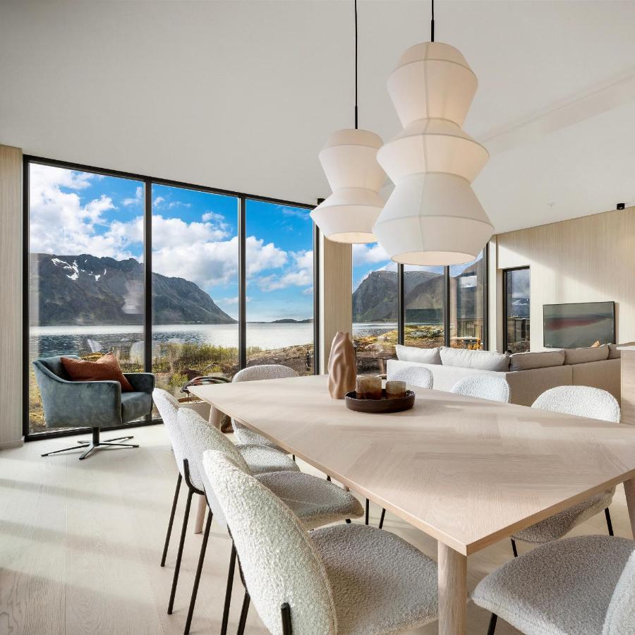 New! Luxury Cabin In Beautiful Lofoten Kleppstad Dış mekan fotoğraf